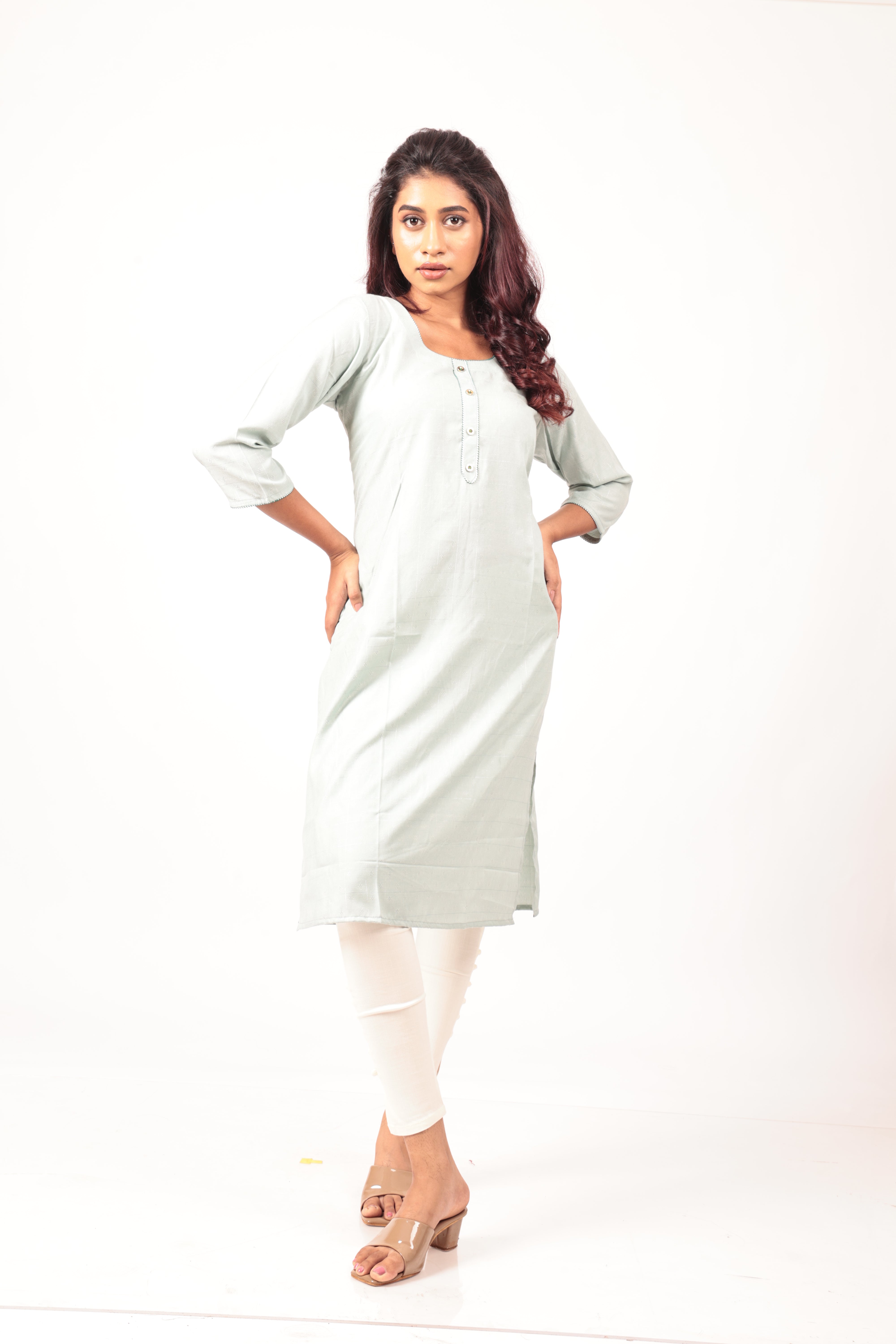 Elegant light blue Kurta