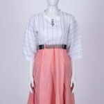 Women Pink long top/ midi dress