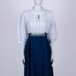 Women Navy long top/ midi dress