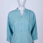 Women's Sky Blue solid top