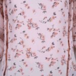 Women Peach floral print top