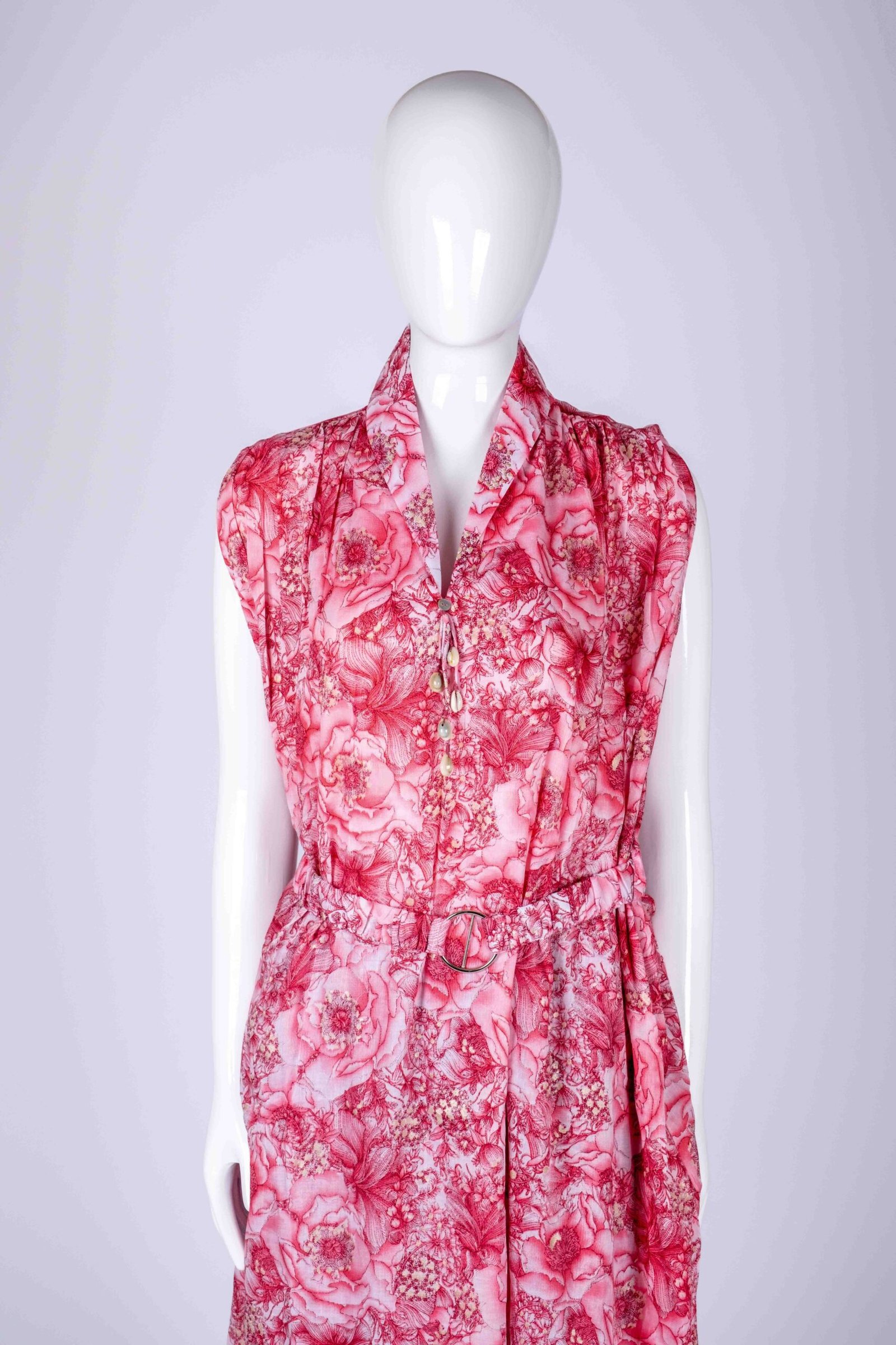 Women's Pink floral printed kurta top