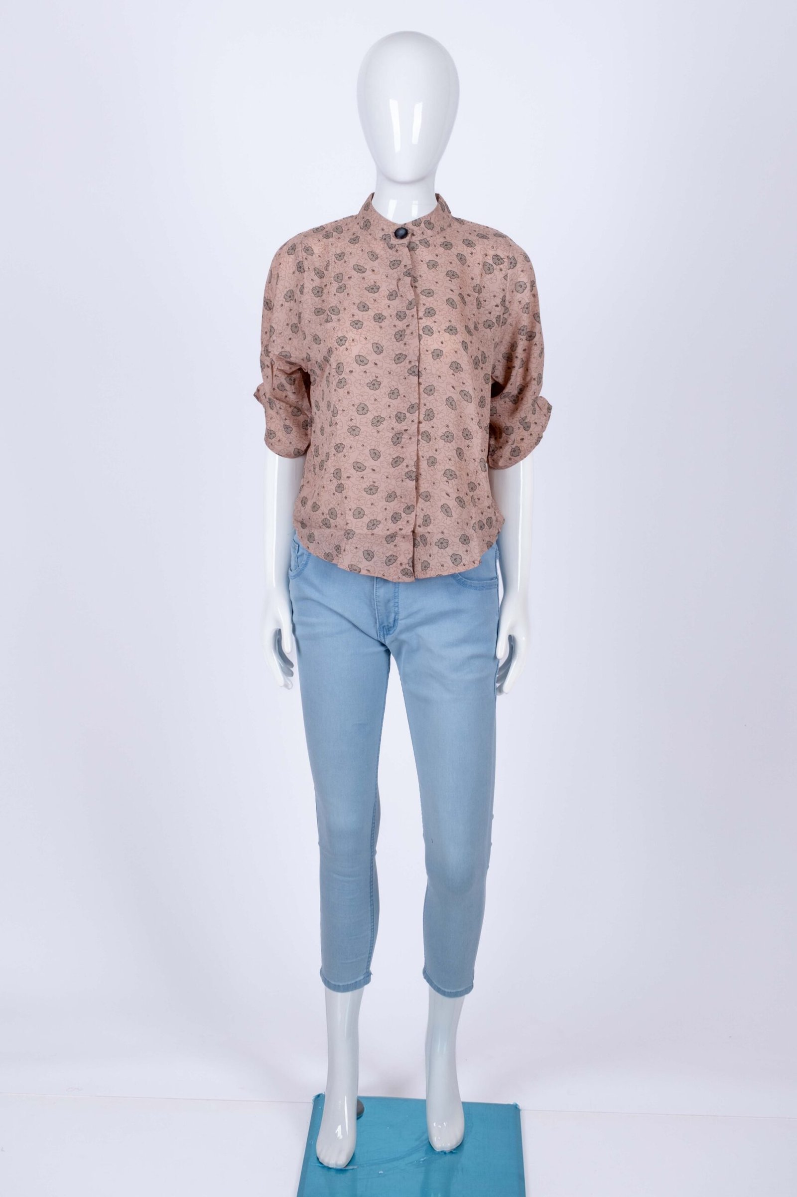 Women Brown floral top