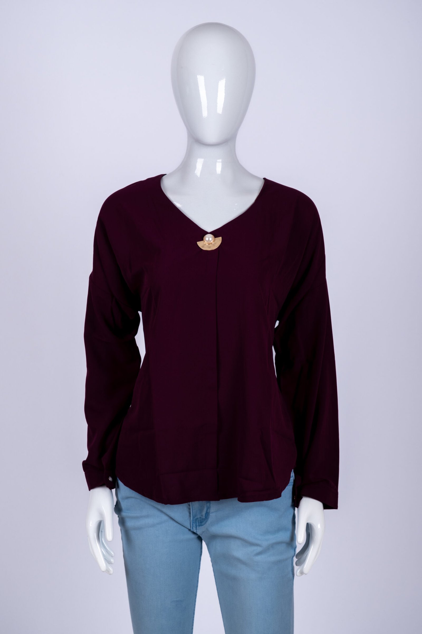 Women's Purple solid top