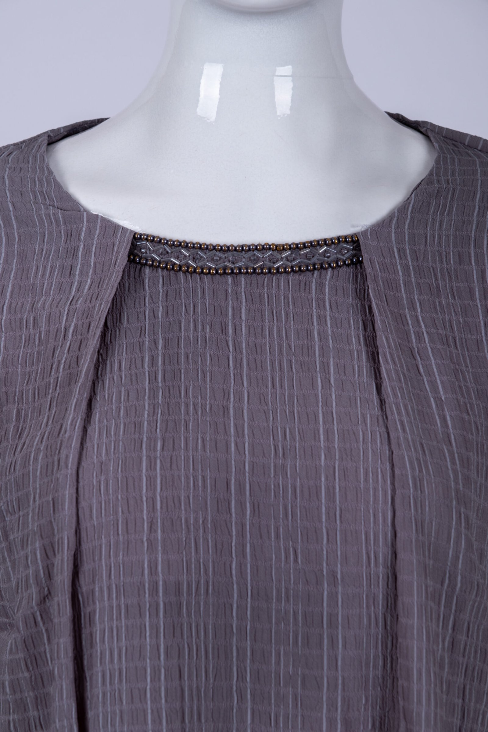 Women's Grey striped top